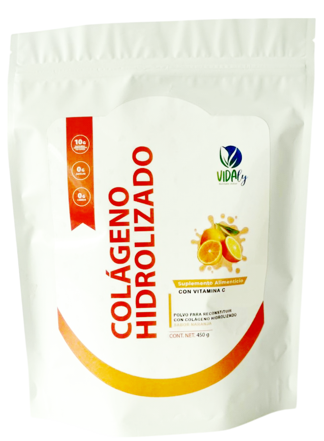 Colágeno Hidrolizado, Sabor naranja - Copy - Copy